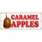 Signmission CARAMEL APPLES BANNER SIGN candy apple cart sign signs orchard B-120 Caramel Apples - alternate 1